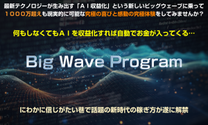 最新レビュー ビッグウェーブプログラム（BWP）の全貌とそのリアルな成果